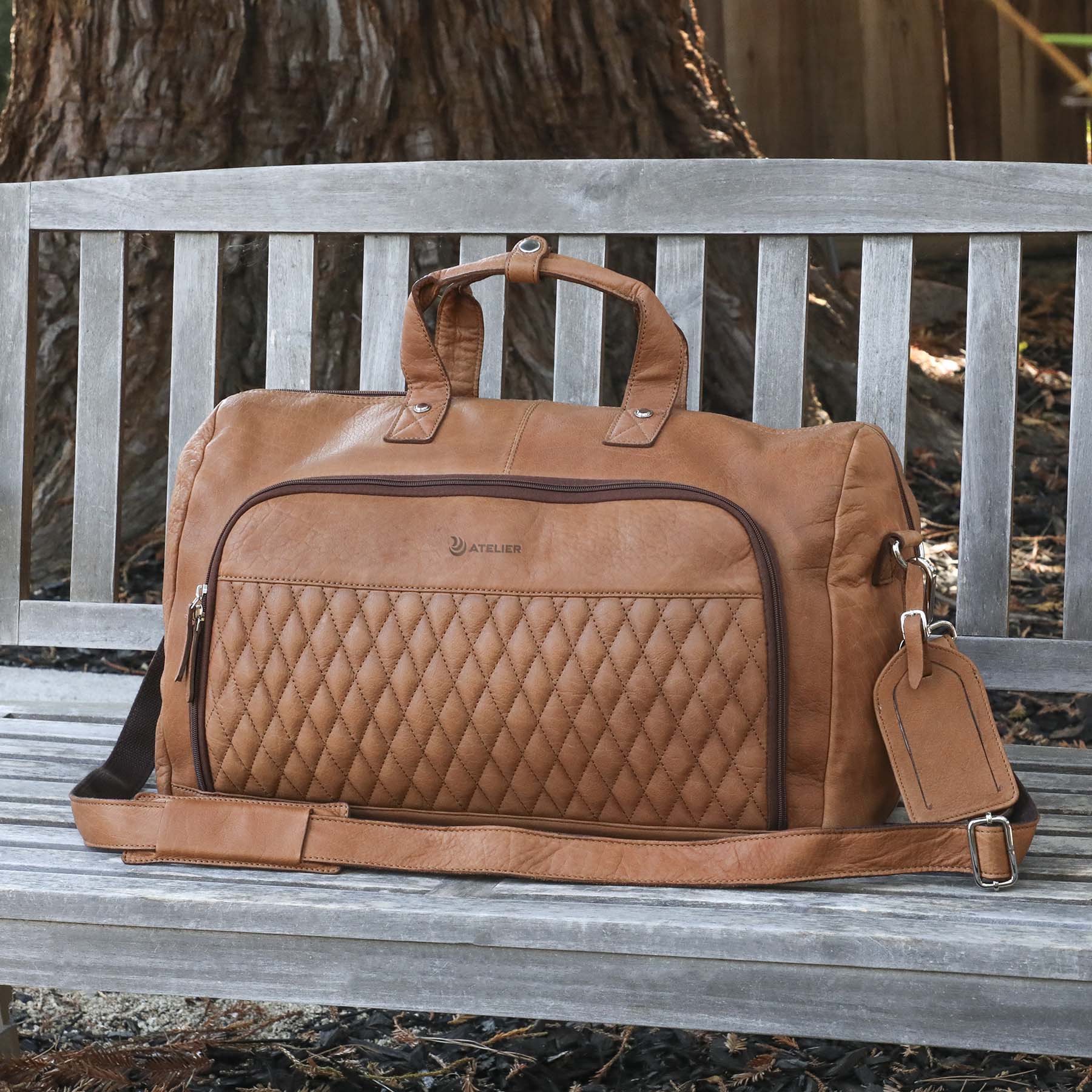 Bell Canyon Leather Duffel Bag 10