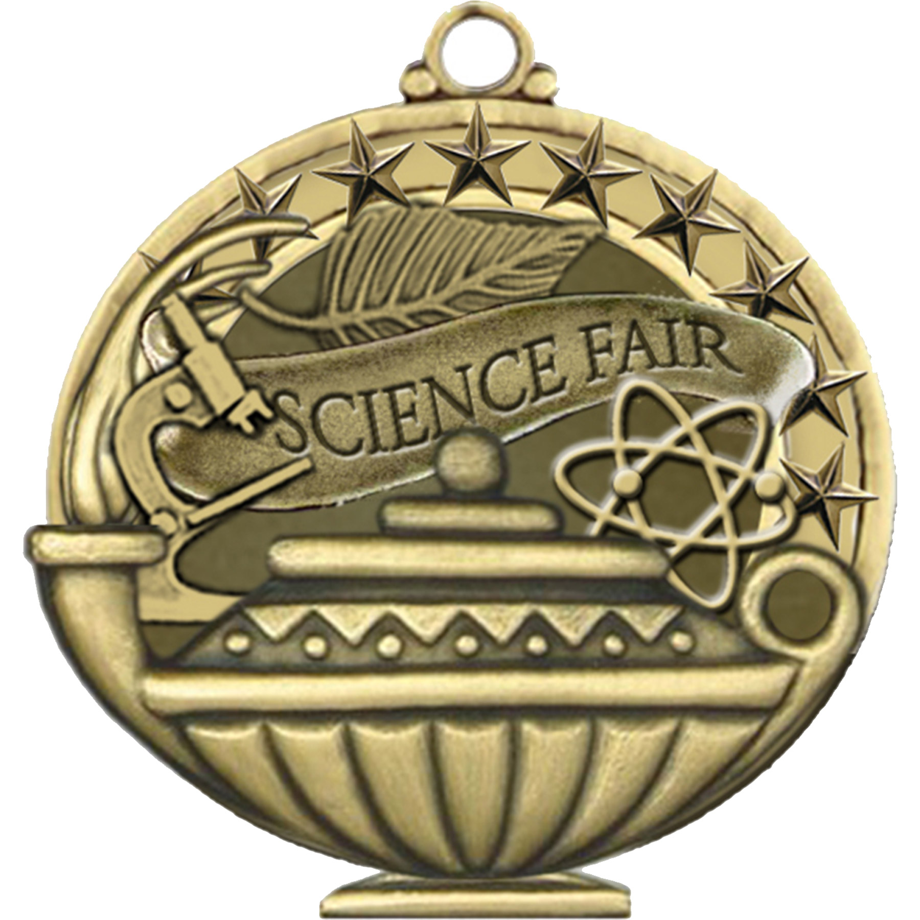 Stock Academic Medals: Science Fair 2