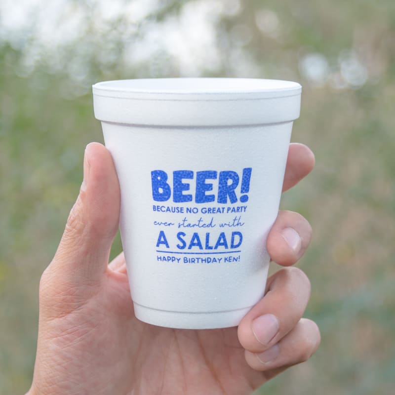 Custom 8 Oz. Foam Cups 10