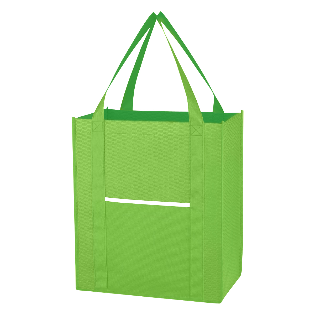 Non-Woven Wave Shopper Tote Bag 9