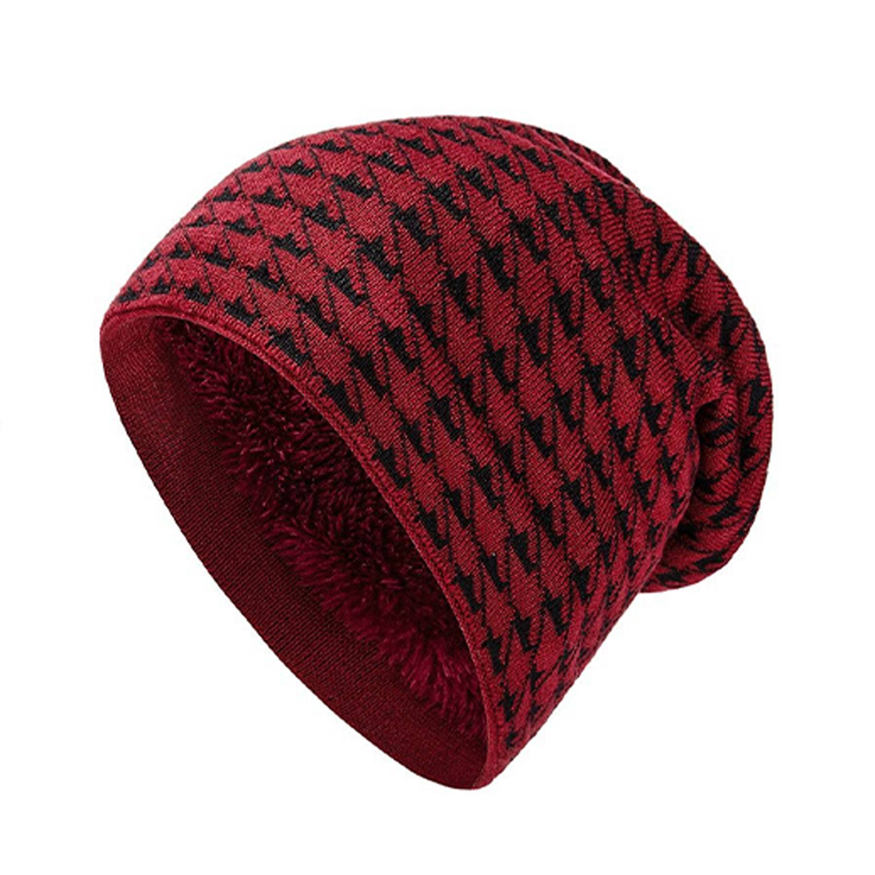 Mens Plus Fleece Ear Protection Hat 4
