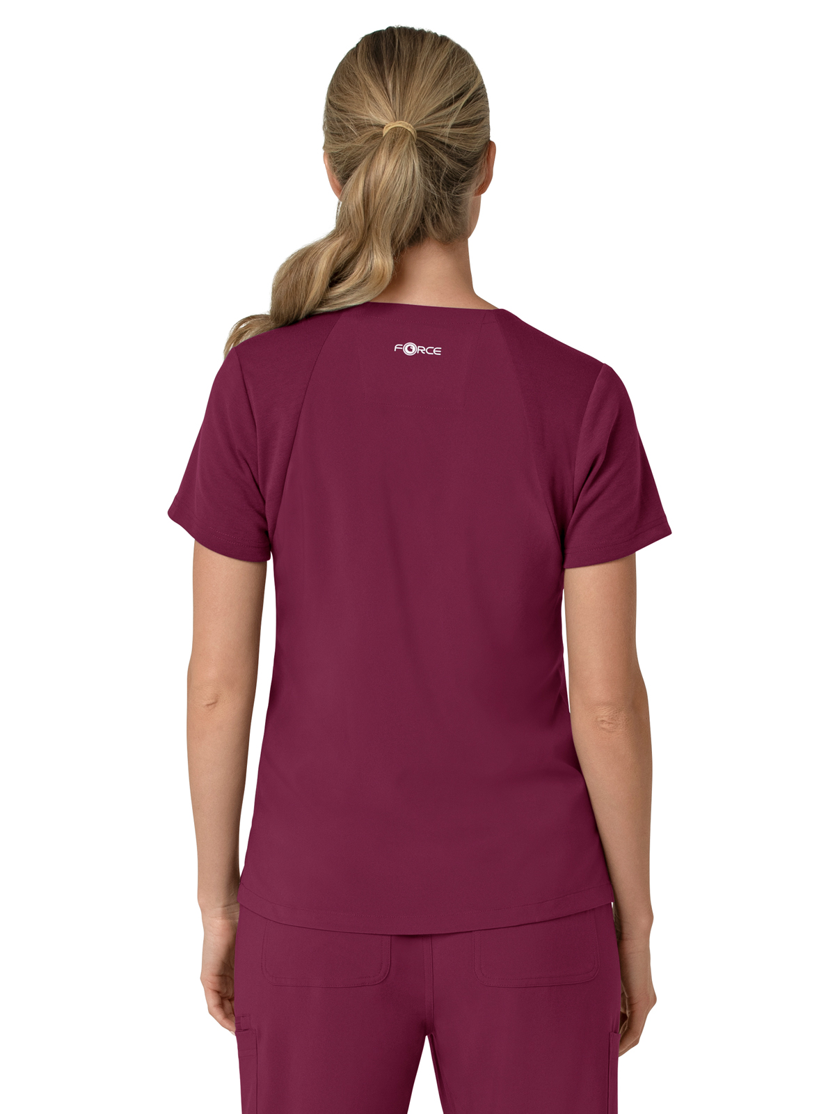 Carhartt Scrubs - Force Cross-Flex - Women's Three-Pocket Flex Panel V-Neck Top 3