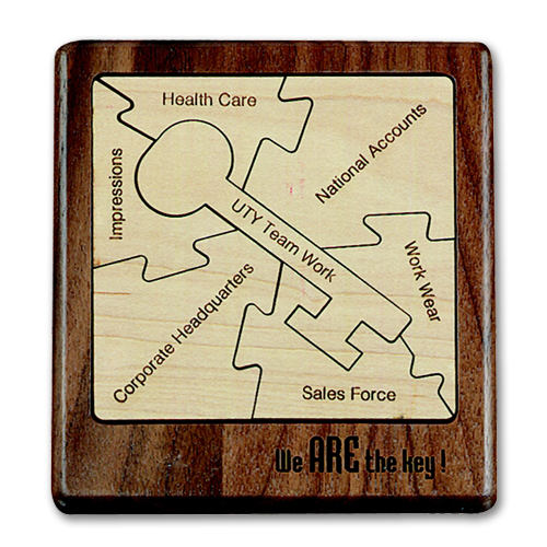 Wood Jigsaw Puzzle - 9 piece square 19