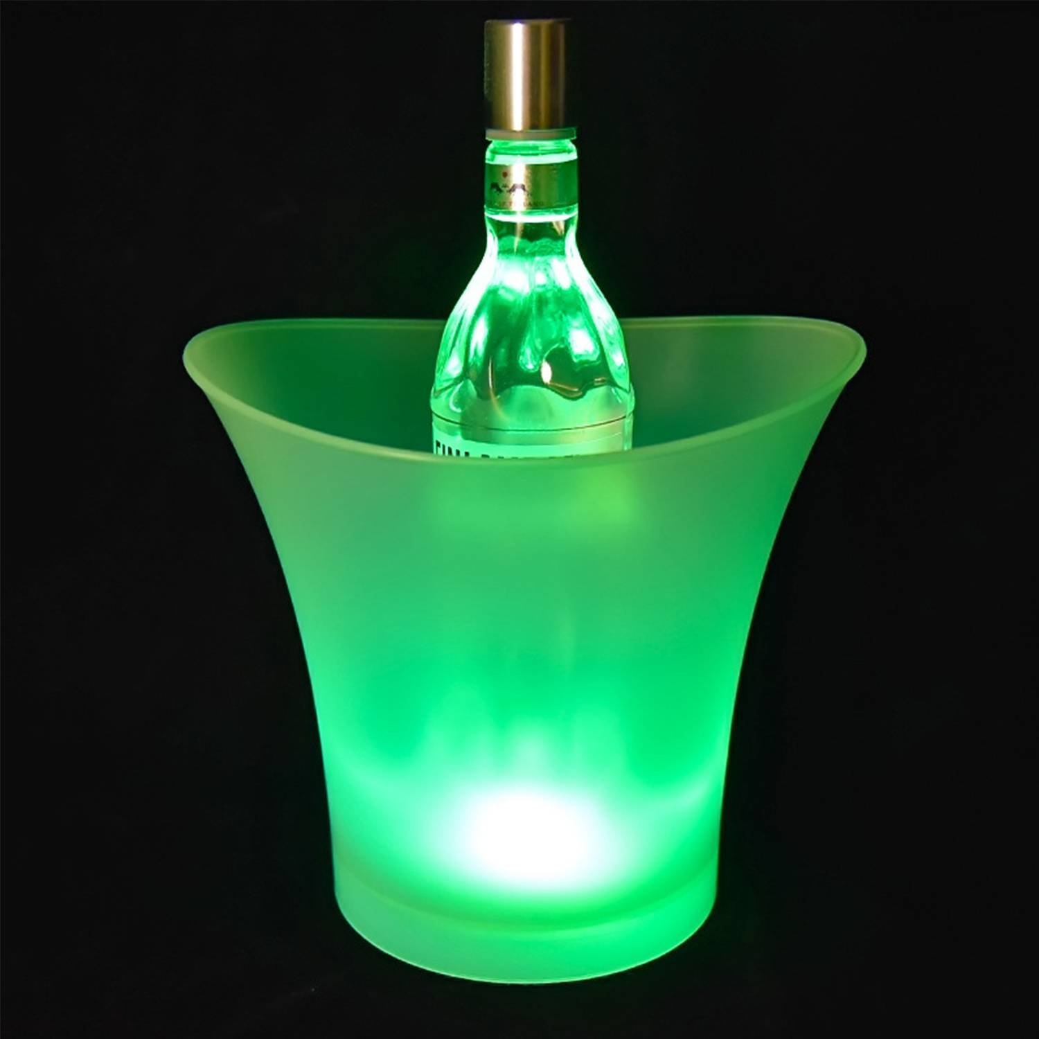 LED Plastic Illuminated Ice Bucket 7