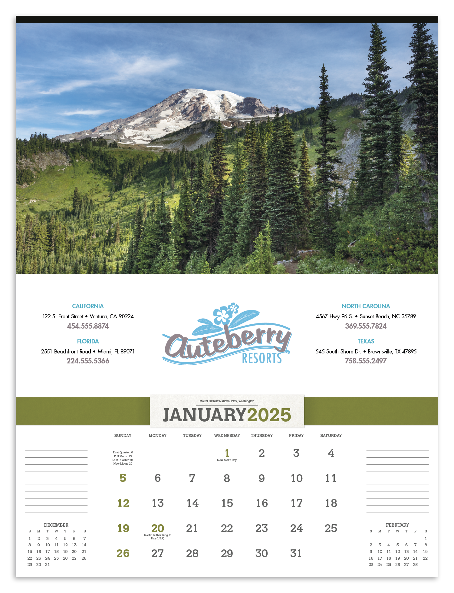 Triumph® Calendars American Splendor without Date Blocks Calendar 10