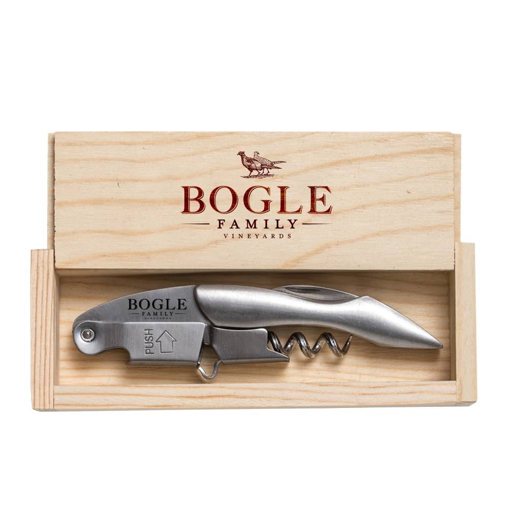 Prestige Corkscrew by Coutale Sommelier in Pinewood Crate 1