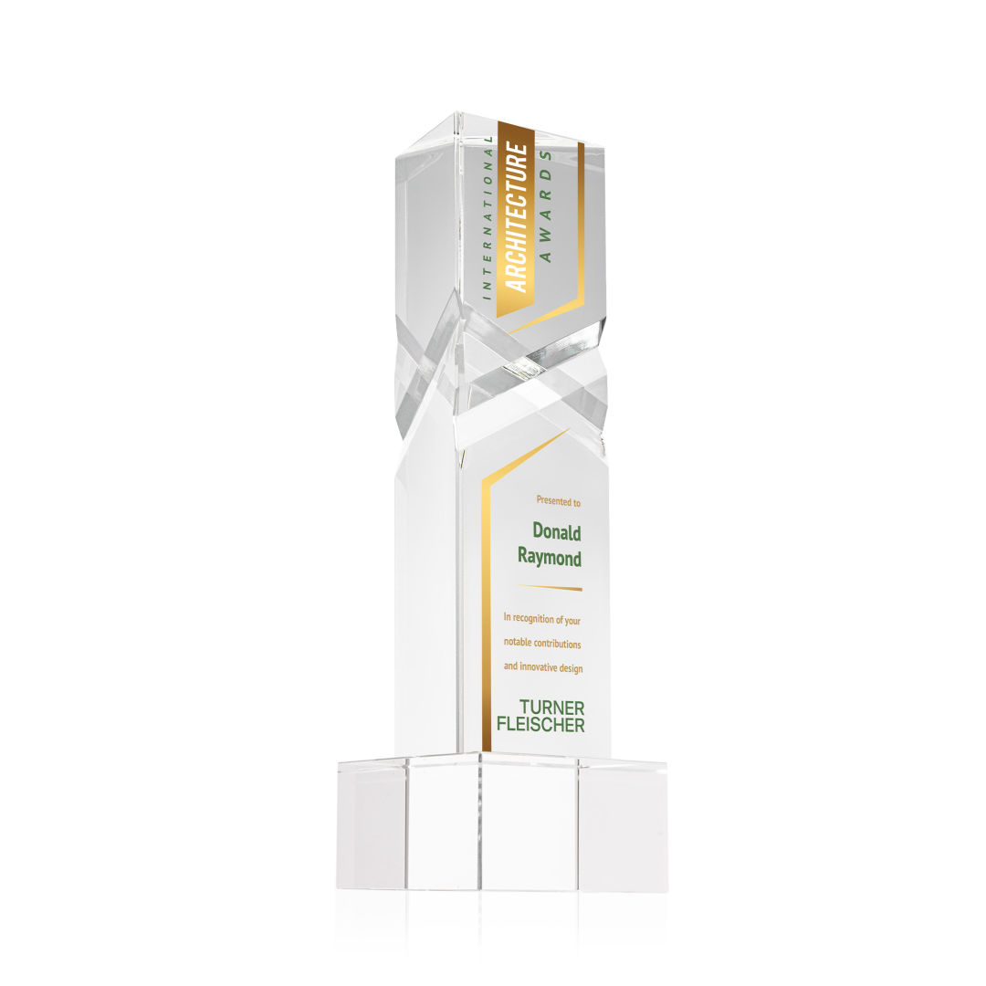 Oakham VividPrint™ Award on Hancock Base - Clear 2