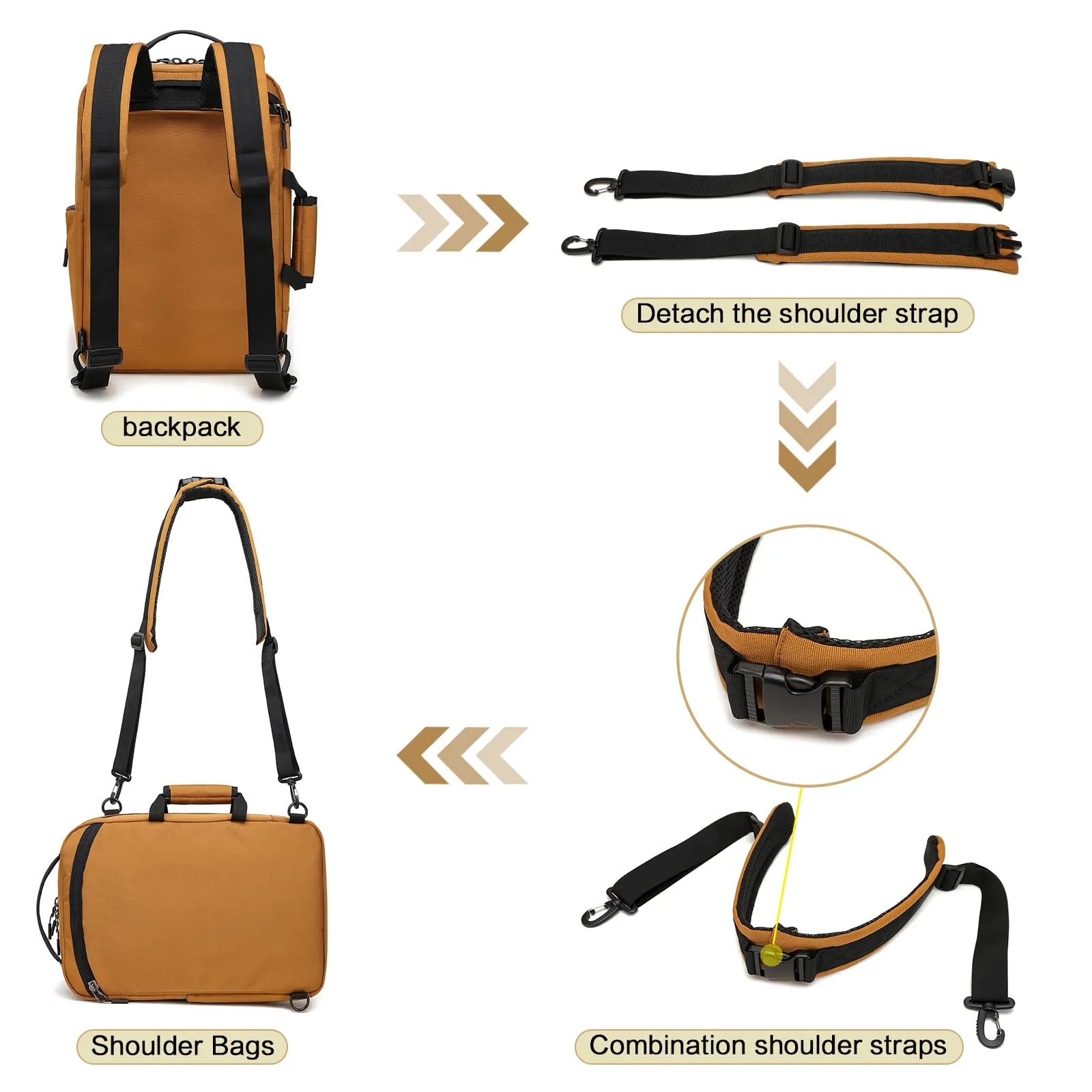 Business Slim Durable Laptop Backpack 15.6 Inch 8