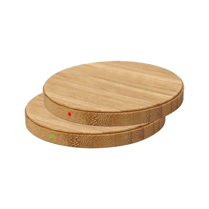 Custom Bamboo Wireless Charger 1