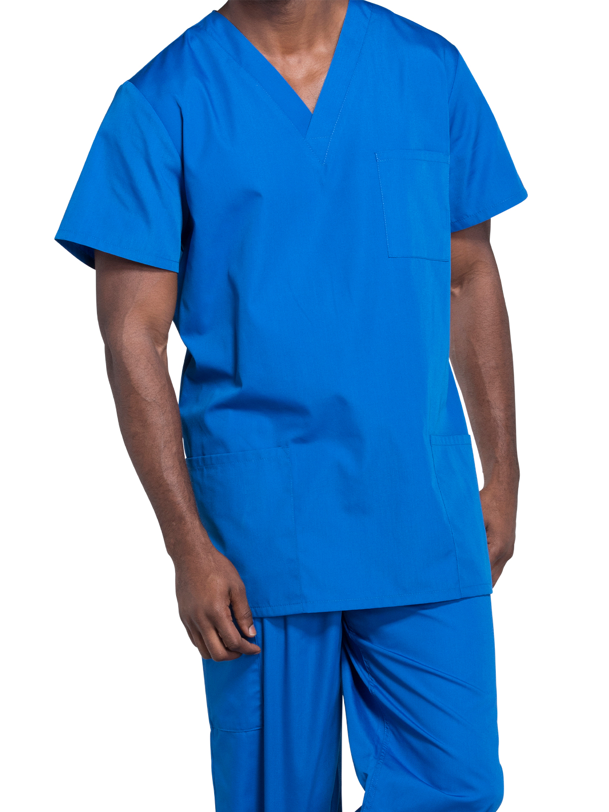 Cherokee - Workwear Originals - Unisex 3-Pocket V-Neck Top