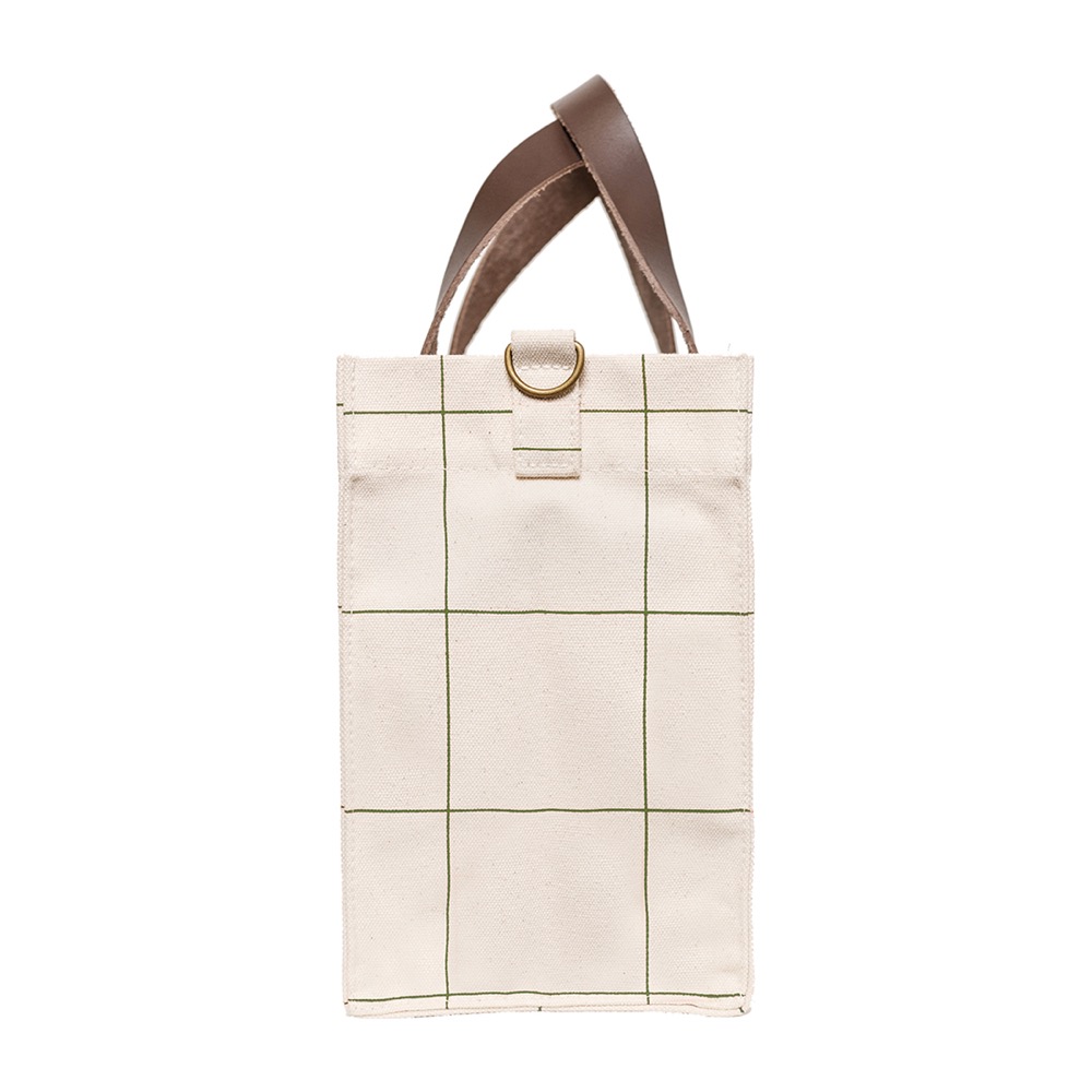 18 Oz. Heavyweight Brooklyn Tote Windowpane Plaid 9