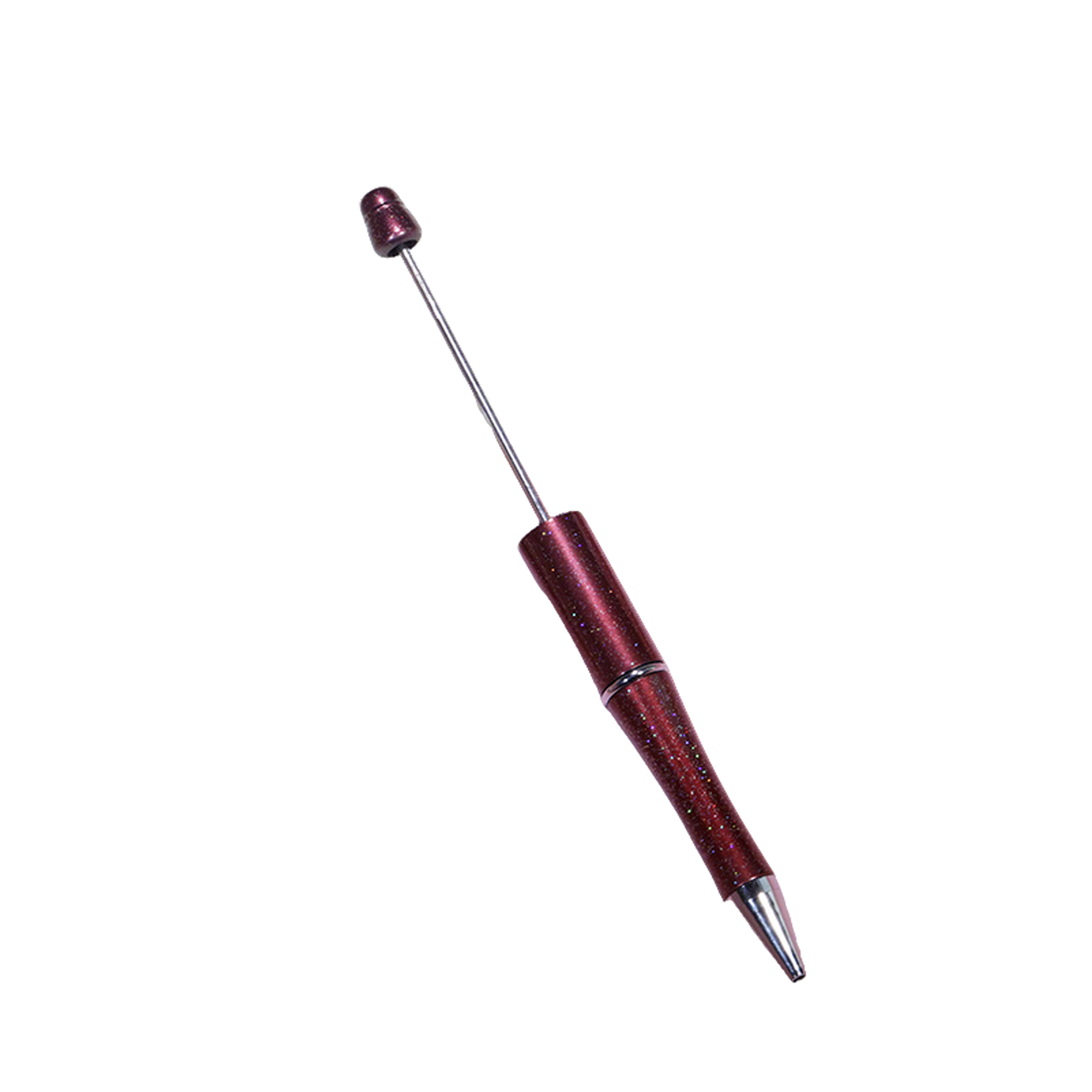 Plastic Metal Creative Ballpoint Pen For Do It Yourself Bead Attachment 3