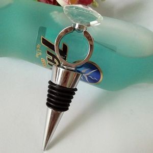 Non Toxic Narrow Diamond Shaped Wine Cork Bottle Stopper 13
