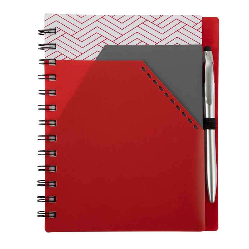 Trapezoid Junior Notebook w/  Stylus Pen 17