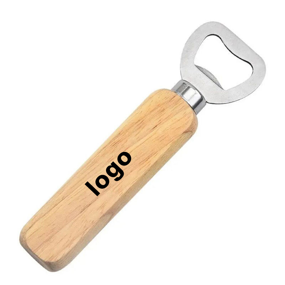 Stainless Steel Wooden Bottle Opener 2