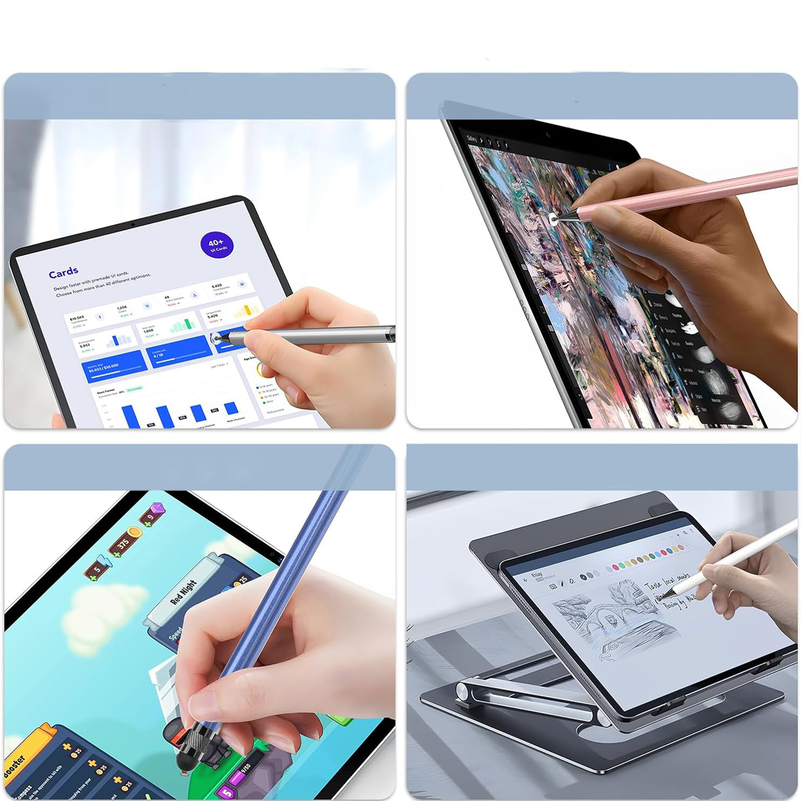 2 in 1 Stylus Pen for Touch Screen 7