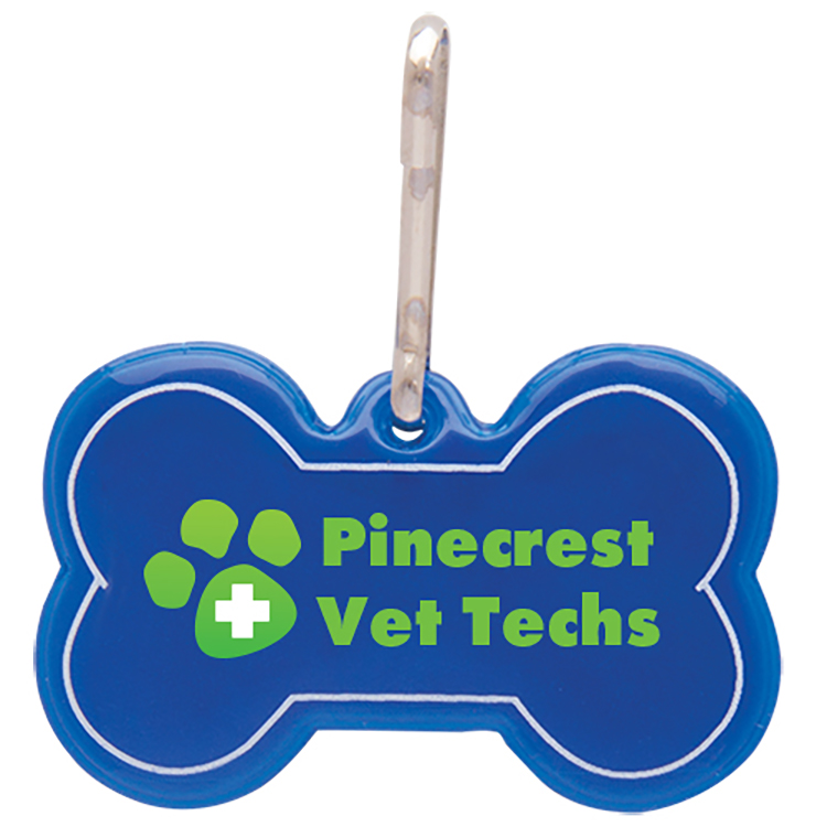 Dog Bone Reflective Collar Tag 3