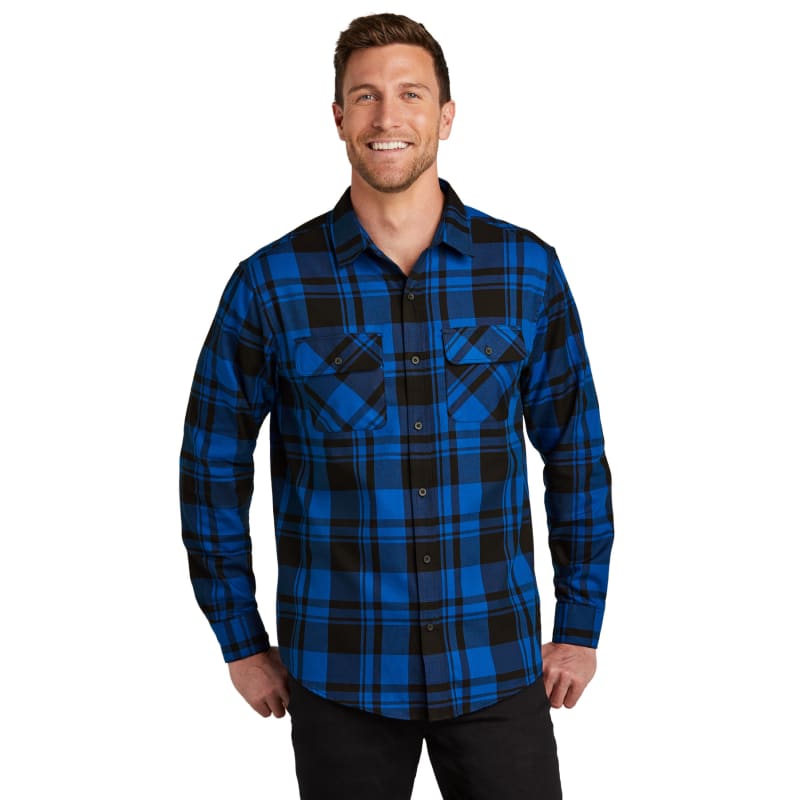 Port Authority Plaid Flannel Shirt. 22
