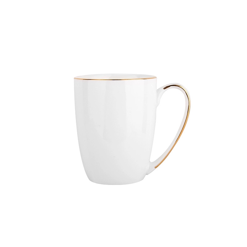 Moonlight Drawing Gold Line Bone Porcelain Ceramic Cup 7