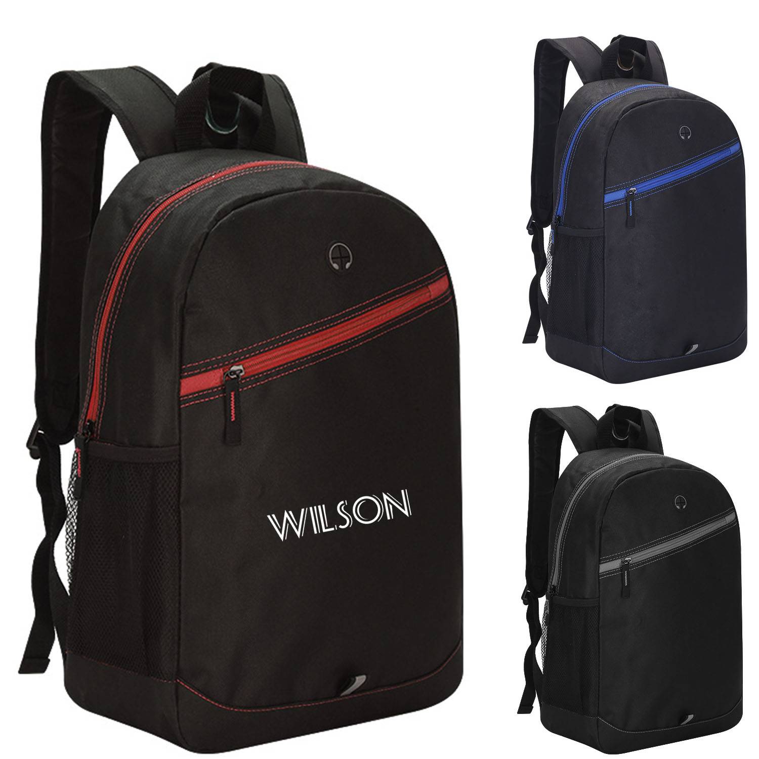 Men's Oxford 16-inch Laptop Backpack with Earphone Port 4