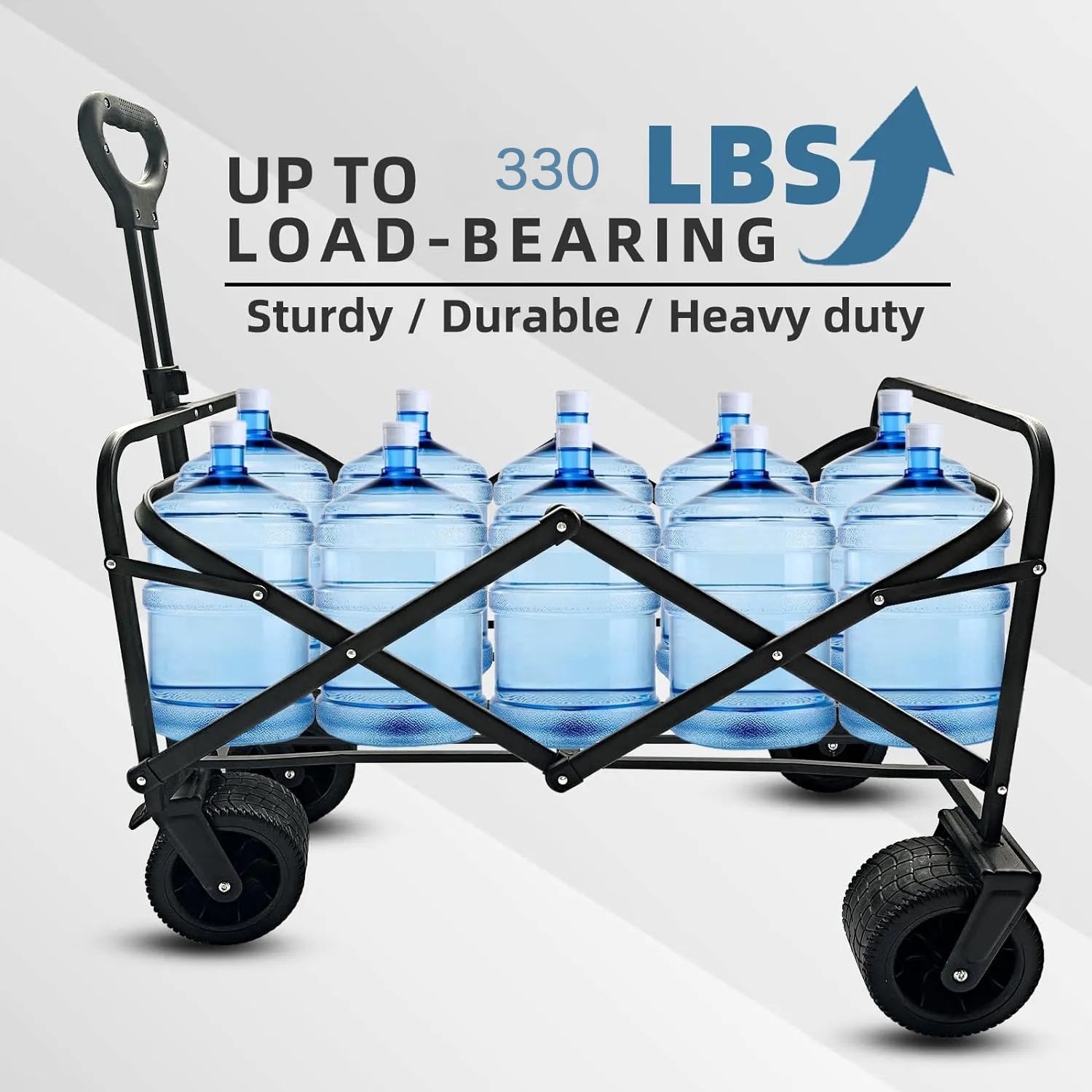 Collapsible Foldable camping beach Wagon 6
