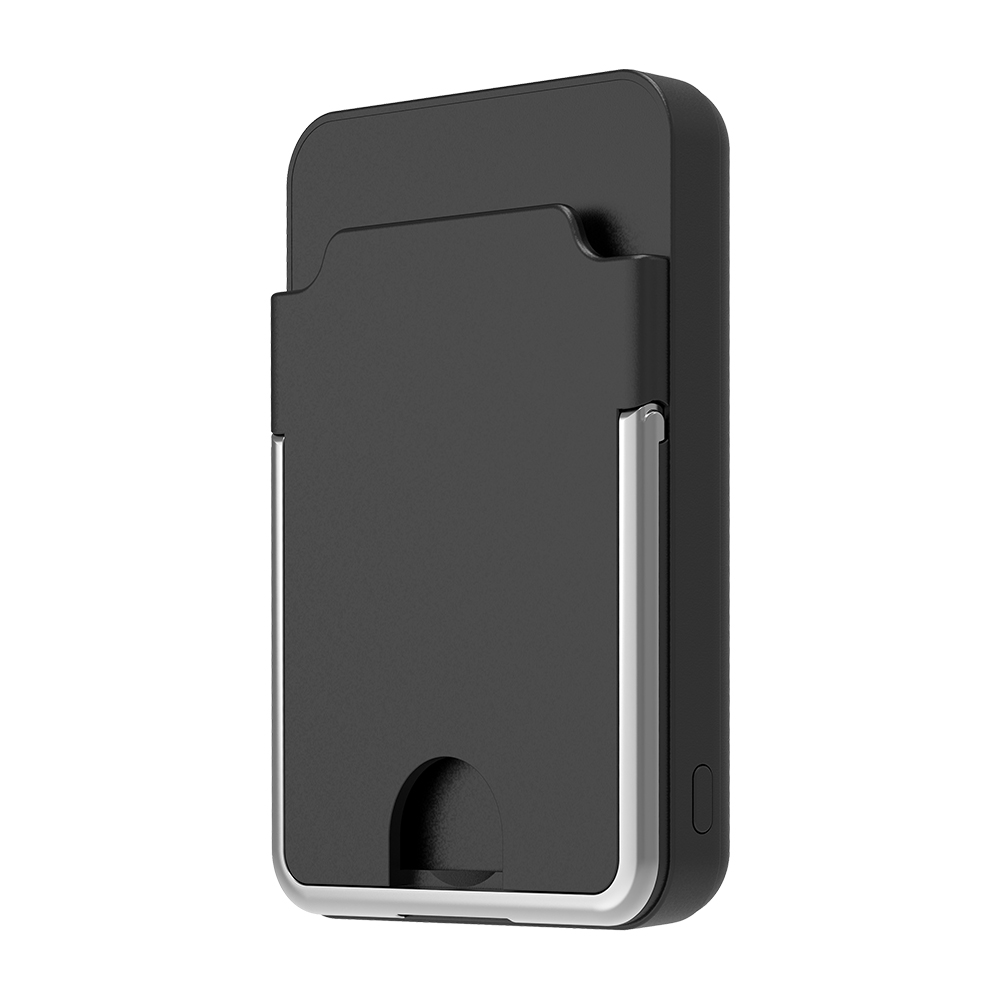 Trackable Magnetic Wallet Power Bank with 15W Wireless Charging 3