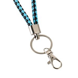 Rotated Ring Weaved PU Leather Keychain Key Organization 1