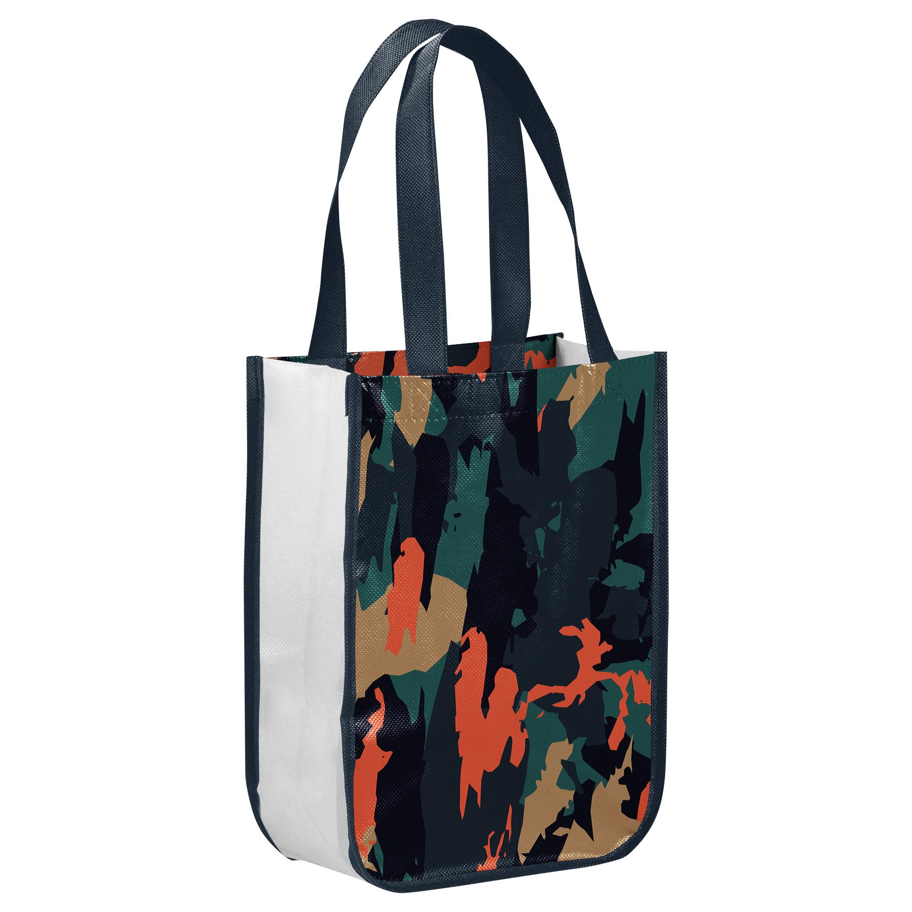 Fully Customizable 105GSM Round-Corner Laminated Tote Bags (12'' x 16'' x 6'') 13