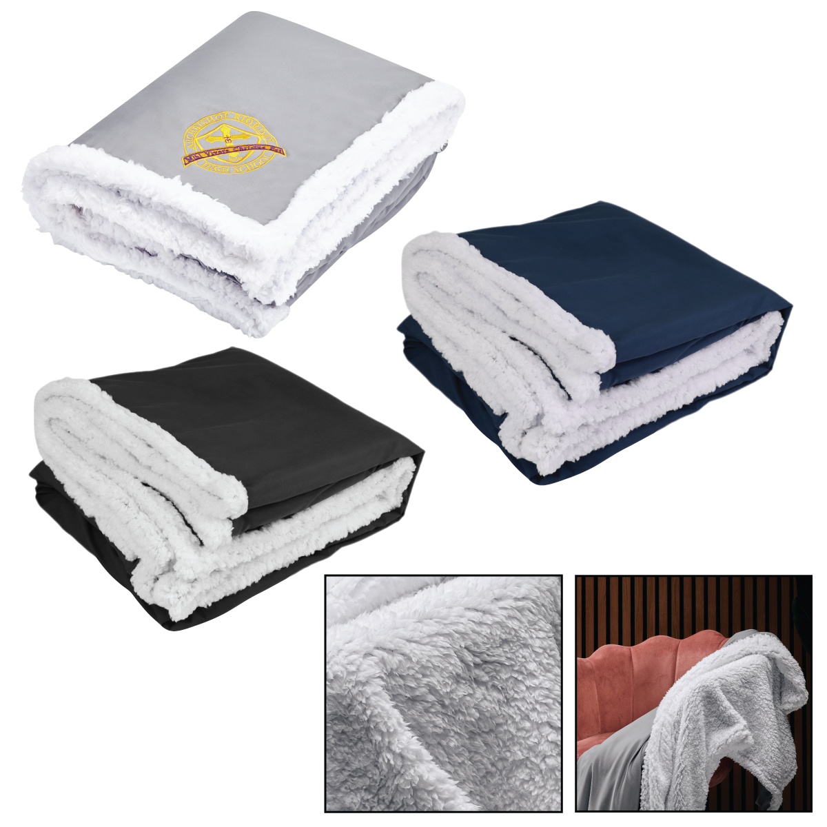 50" x 60" Sherpa Fleece Blanket 2