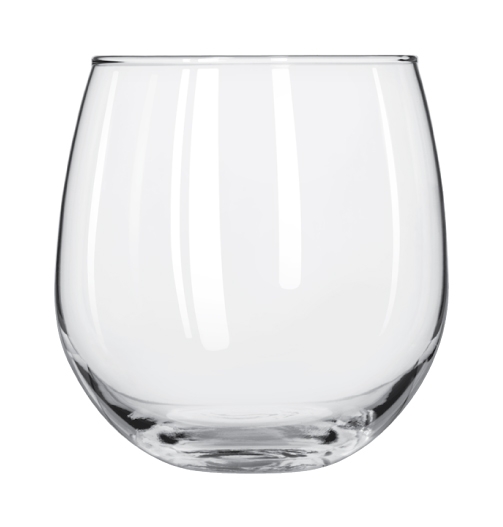 16 75 oz Stemless Red Wine Glass