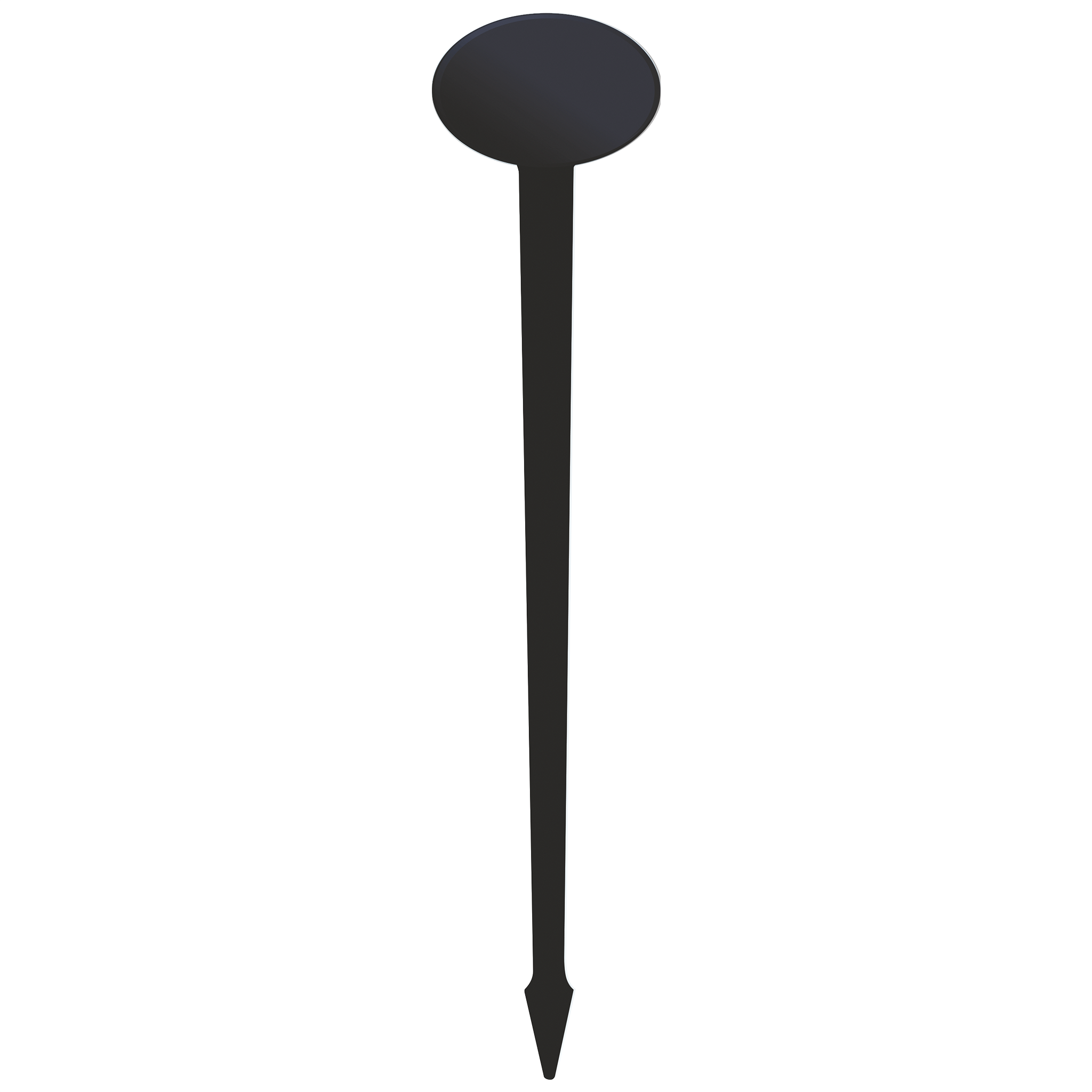 Plastic Drink Stirrer 6.000" Oval Black Digital Print 2