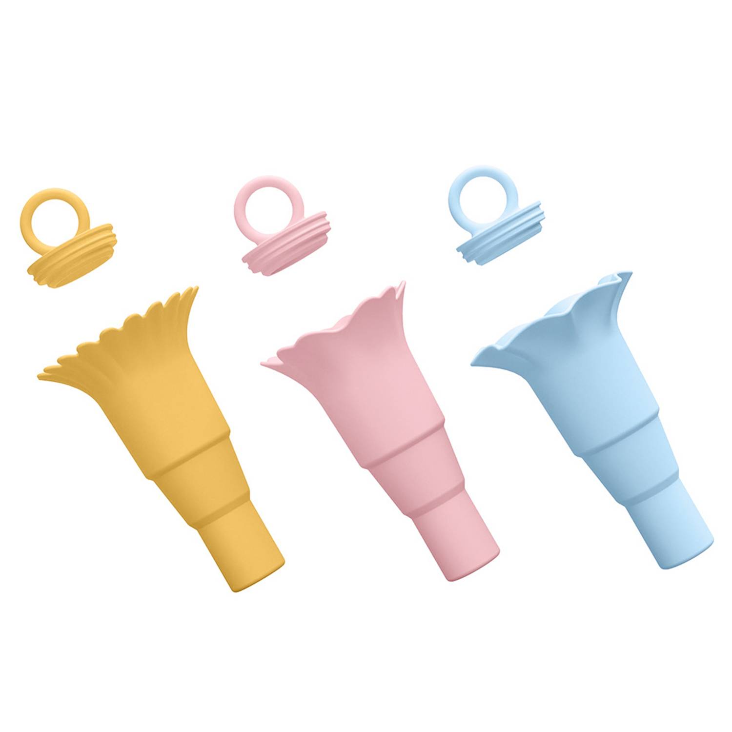 Foldable silicone ice cream cone 3