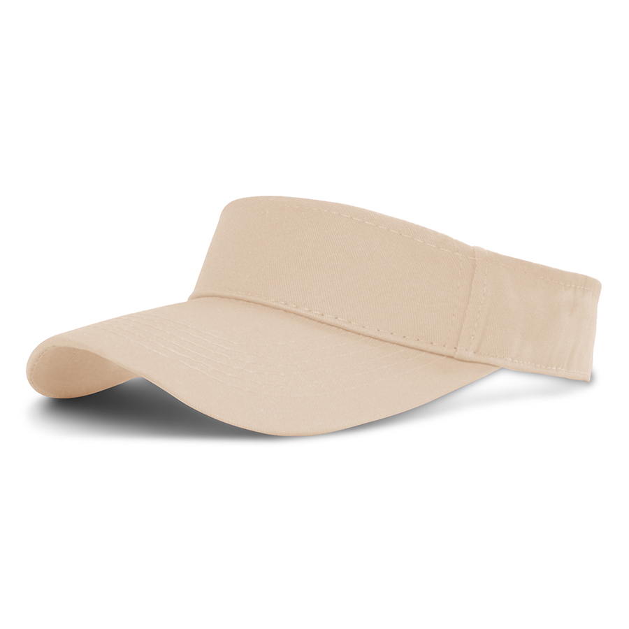 Stock Solid Color Cotton Visor 11