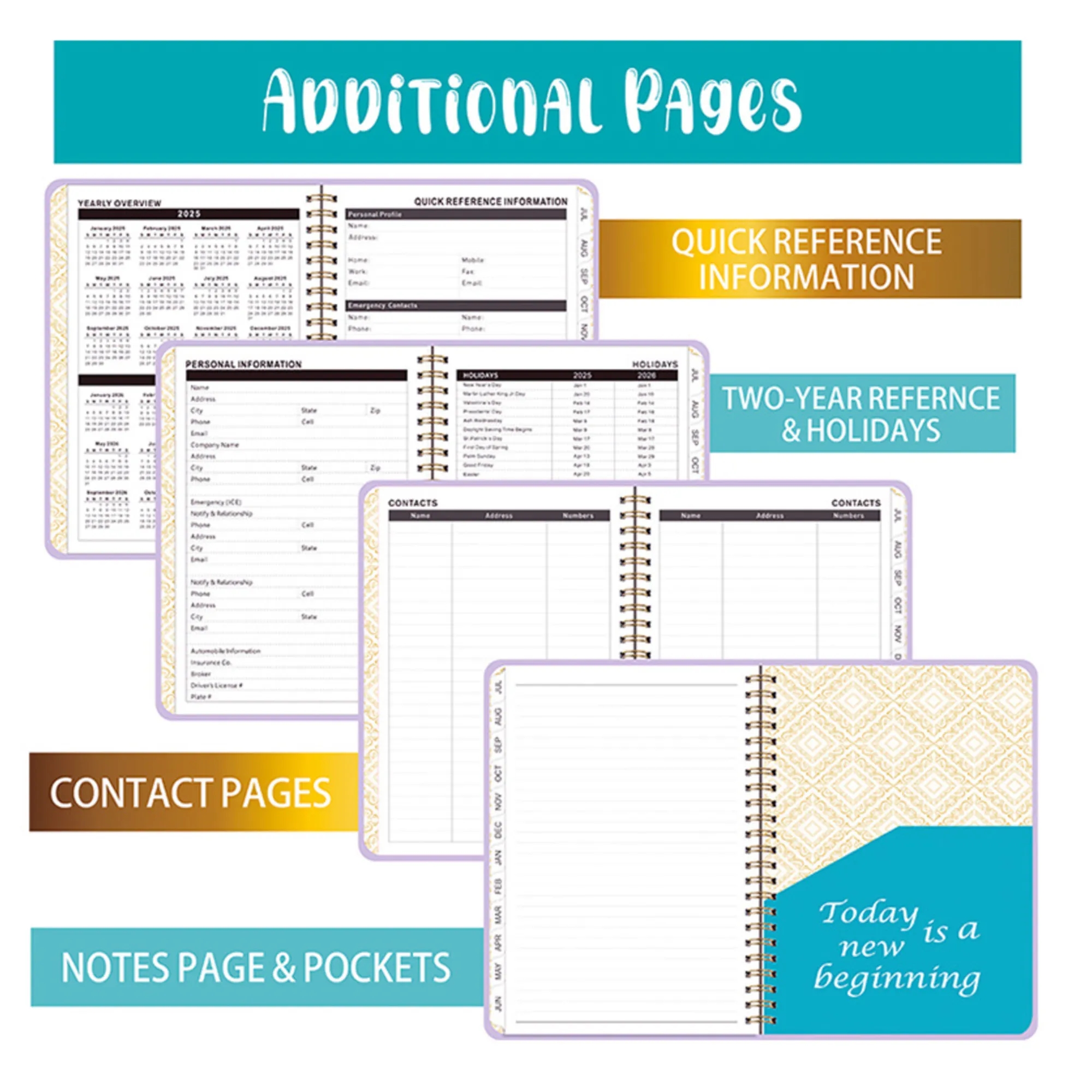 A5 Coil Work Schedule Book 7