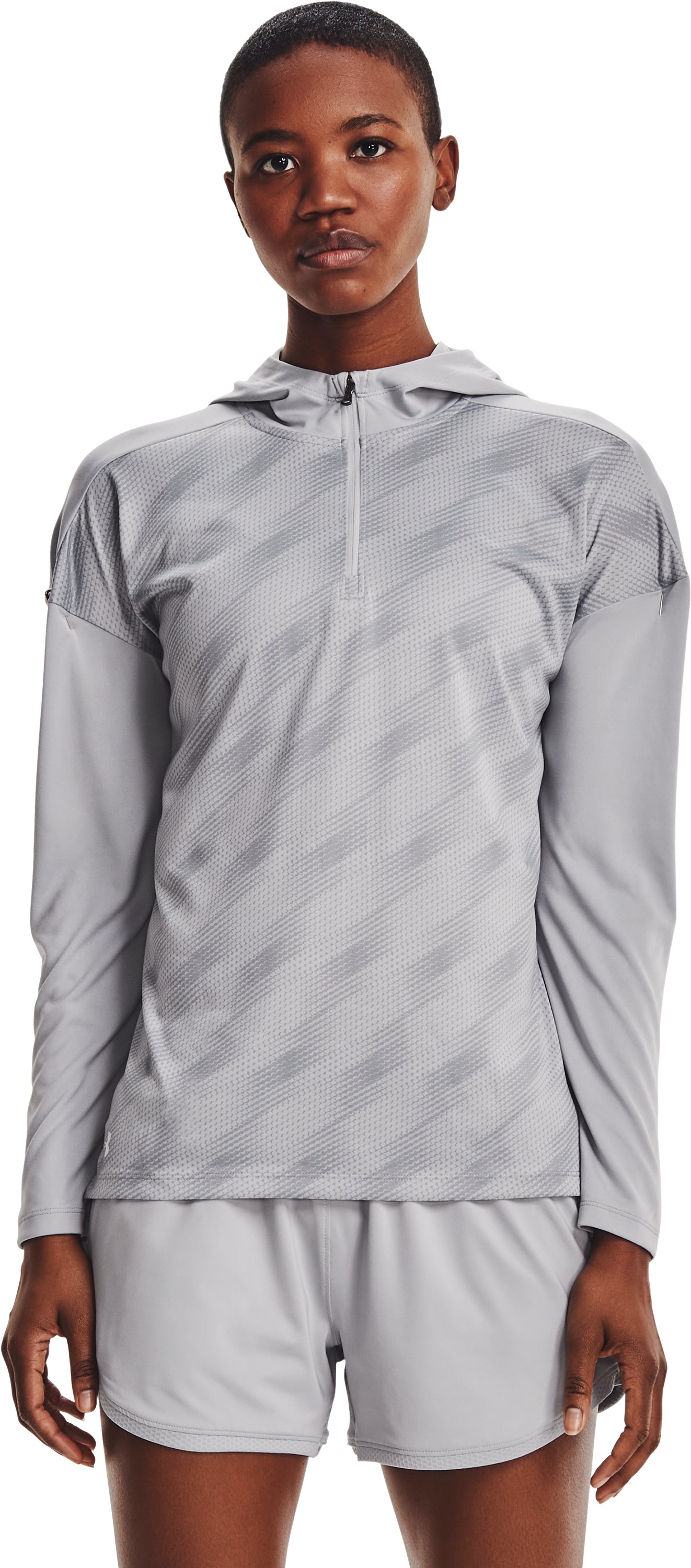 Women's UA Locker Emboss Zip Hoodie, custom hoodie or sweatshirt with logo imprint 5