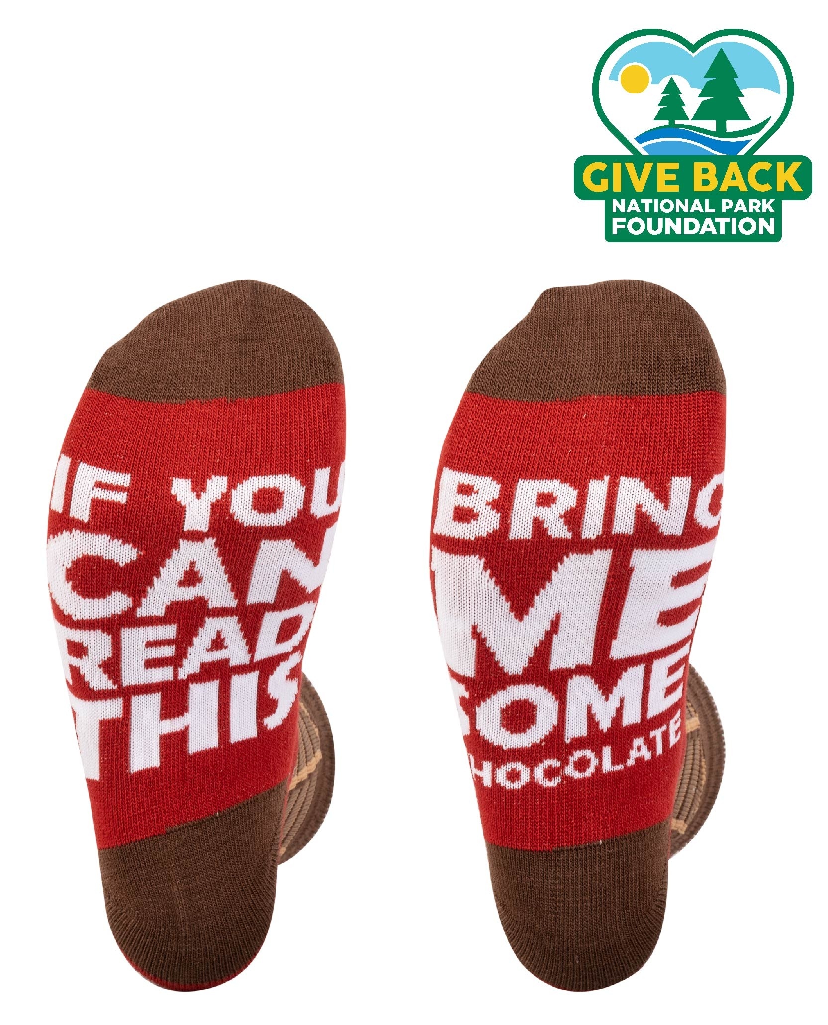 ACE If You Can Read This, Bring Me Some Chocolate Dress Socks 3