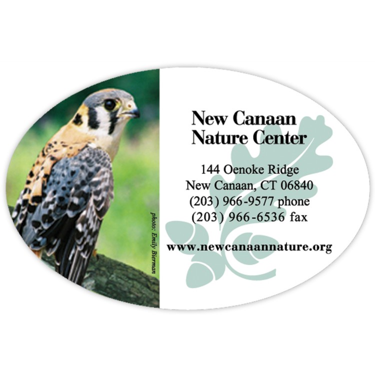 Vinyl Label (3"x2") Oval