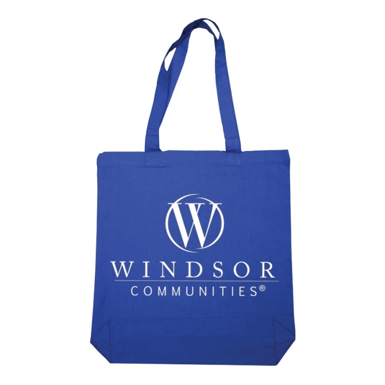Economical Tote Bag W/Gusset, custom tote bag with logo imprint 4