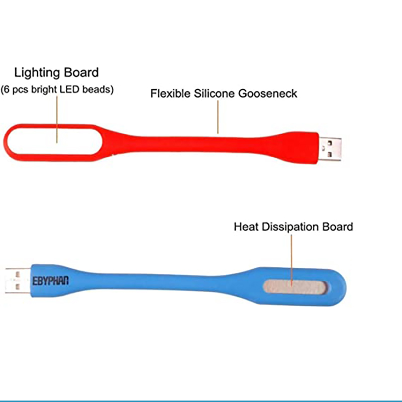 Portable USB LED Night Light Lamp w/Flexible Arm 25