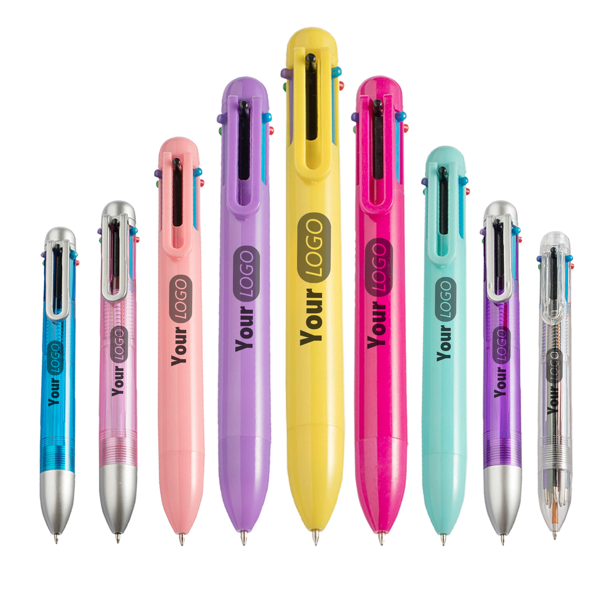 Large Capacity Retractable Multicolor Ballpoint Pen 5