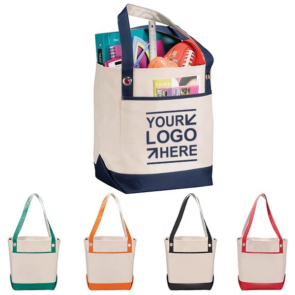 Custom Small Heavy Canvas Tote Bag, custom tote bag with logo imprint 3