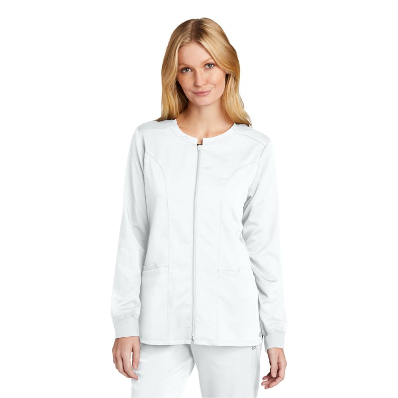 WonderWink Women's Premiere Flex Full-Zip Scrub Jacket 17