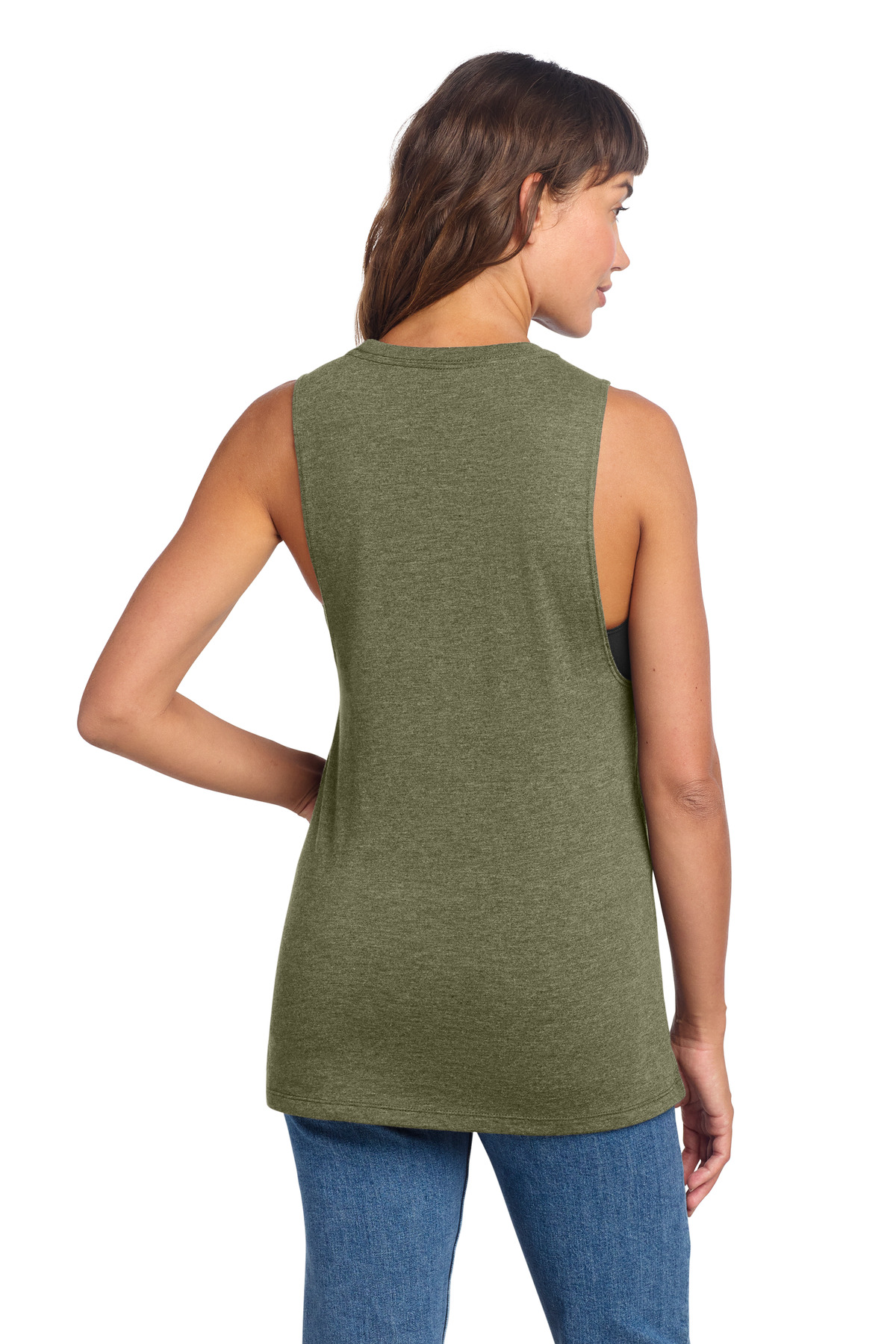 District Women's Perfect Tri Muscle Tank DT153 50