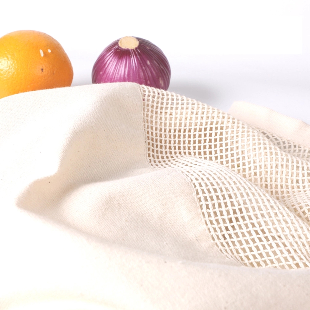 Cotton Mesh Totes Beach Bag 2