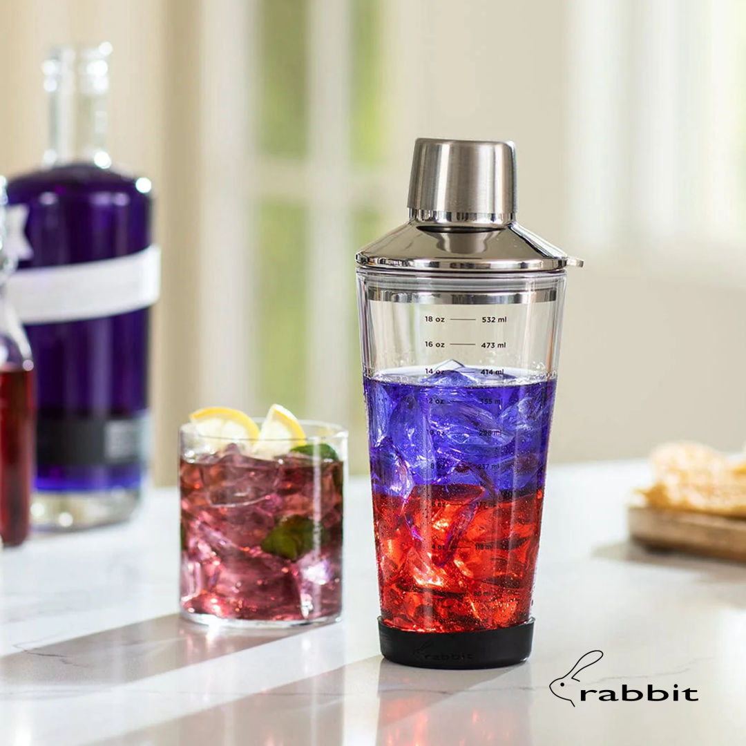 rabbit® Glass Cocktail Shaker - 18oz 2