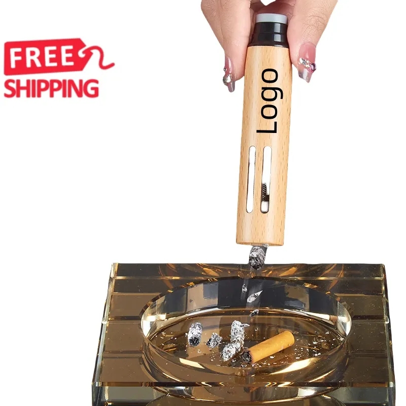 Wooden Portable Cigarette Ashtray 6