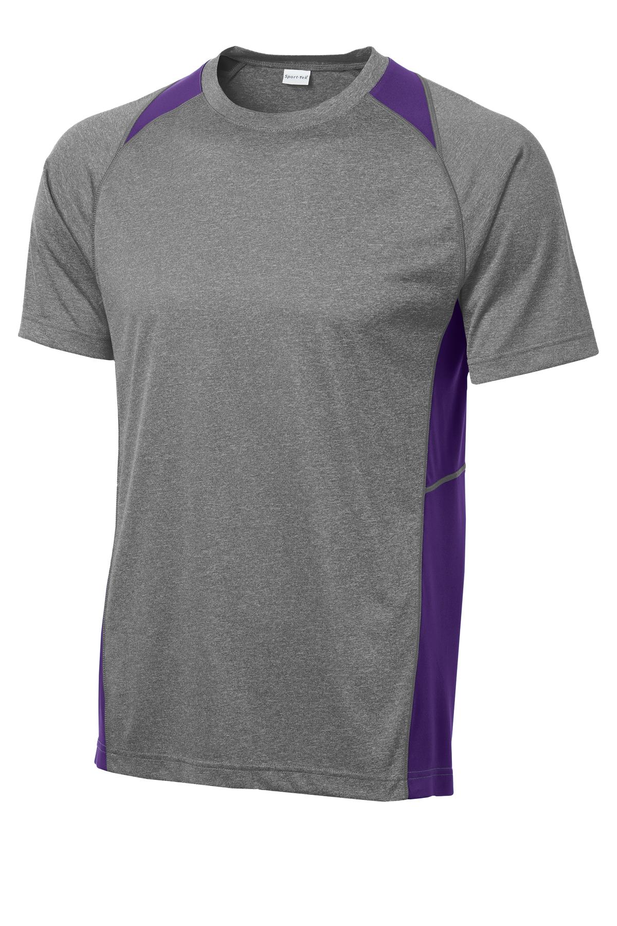 Sport-Tek Heather Colorblock Contender Tee. ST361 32