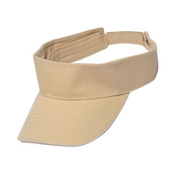 Solid Color Brushed Cotton Sandwich Visors 19