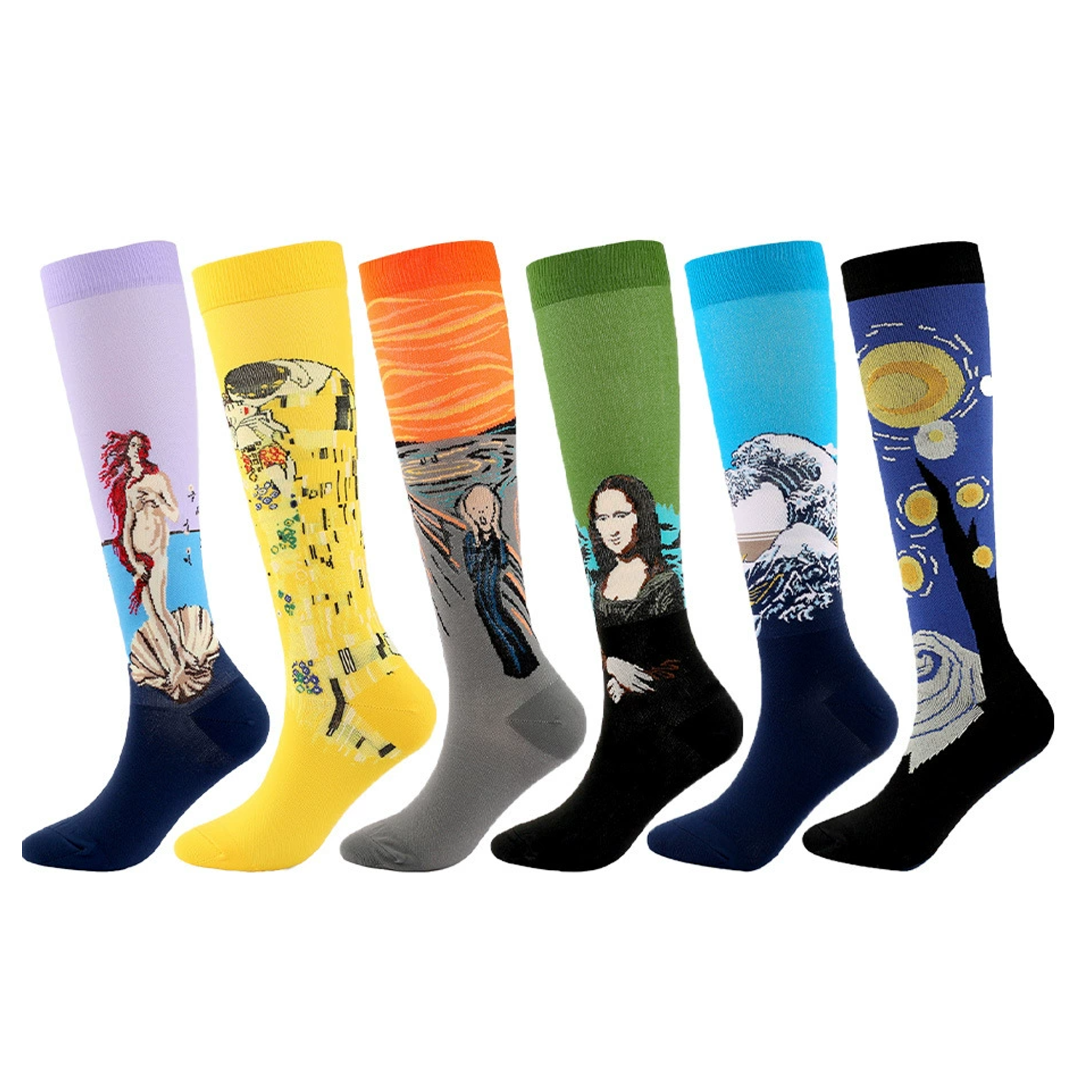 Full Color Cotton Personality Long Tube Socks 2