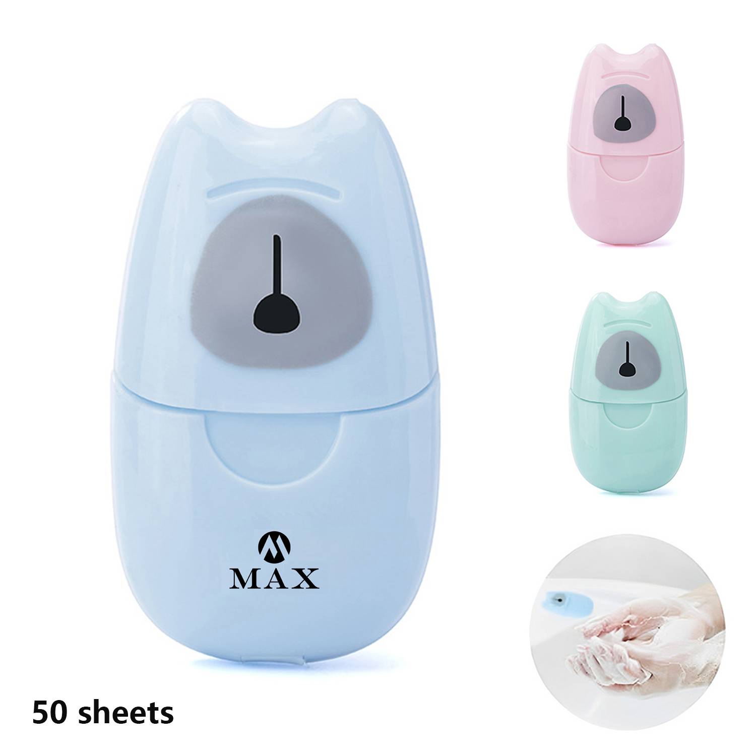 Travel portable soap paper pack of 50 pieces 2